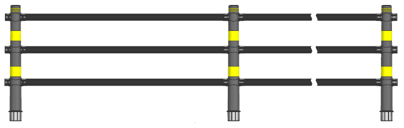 무볼트 코어천공 매립형 차선분리대