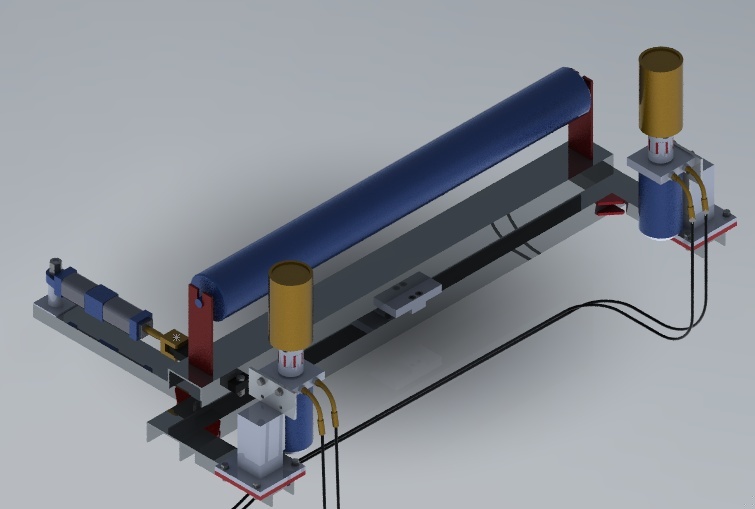 양방향 자동화 유량제어 기능을 적용한 무전원 컨베이어용 사행방지 장치