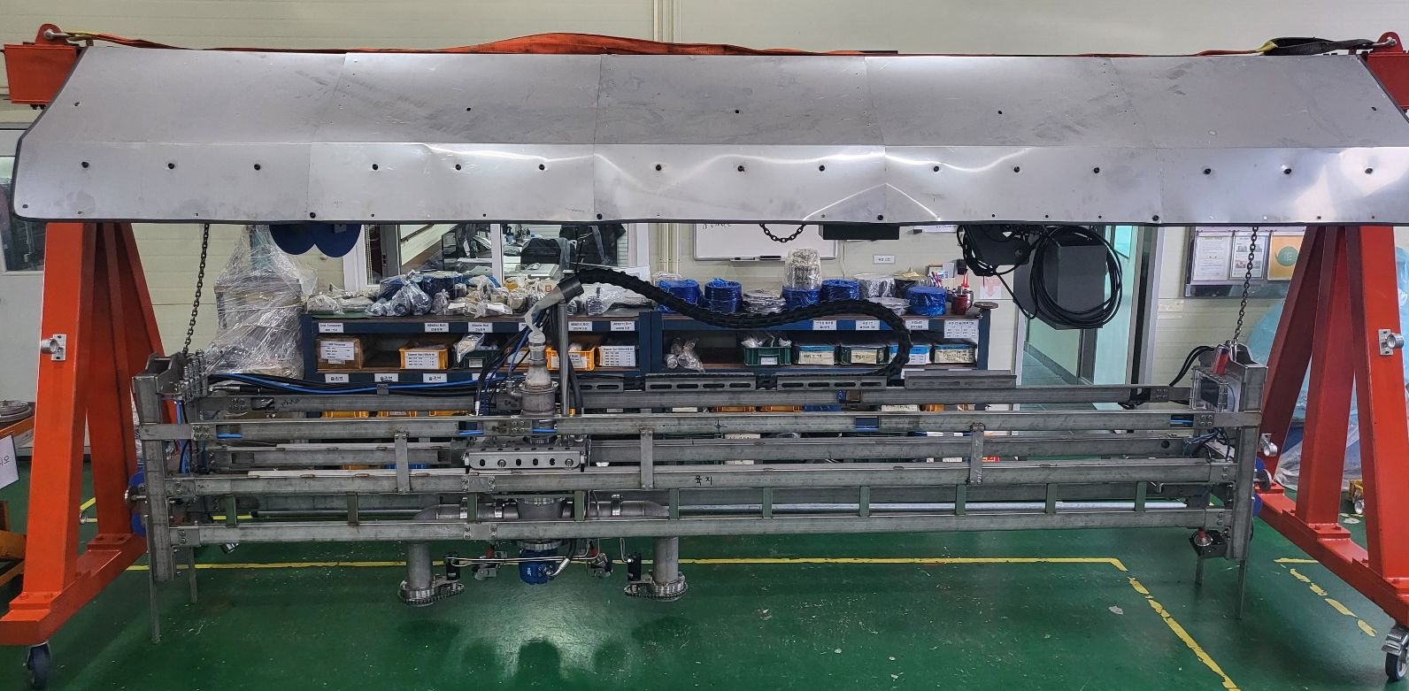 발전소 해수 취수구 퇴적물 제거장치