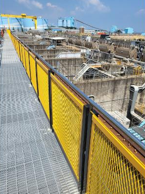 조립식 슬라이드형 안전펜스