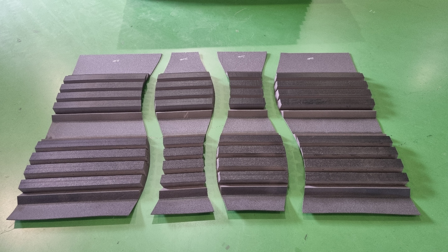 열수송 이중보온관 신축흡수재 타원형 폼패드