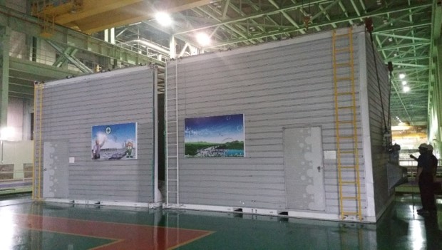 터빈 로터 블레이드 블라스팅 하우스