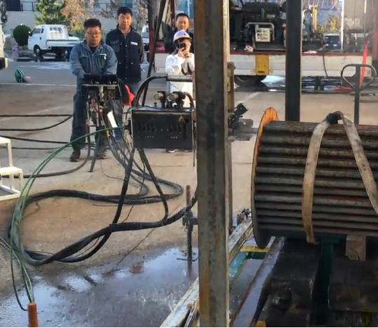 열교환기 튜브 자동세정장치