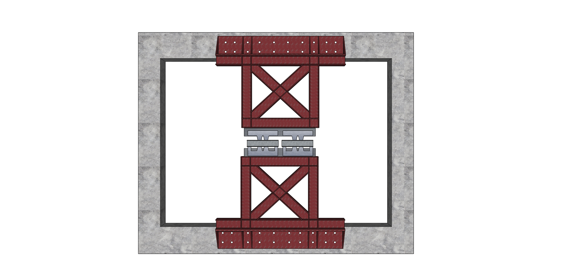 면외 거동 방지용 가이드부가 구비된 강재 이력형 감쇠장치를 이용한  철근콘크리트 골조 내진 보강 공법 (ENTA 공법)