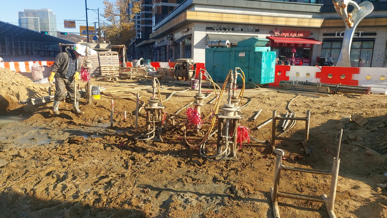 액상형 지반 그라우트재 및 이를 이용한 그라우팅 시공방법(ECG공법)