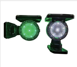 고무재질 본체 중앙분리대 및 가드레일용 솔라 시선유도등