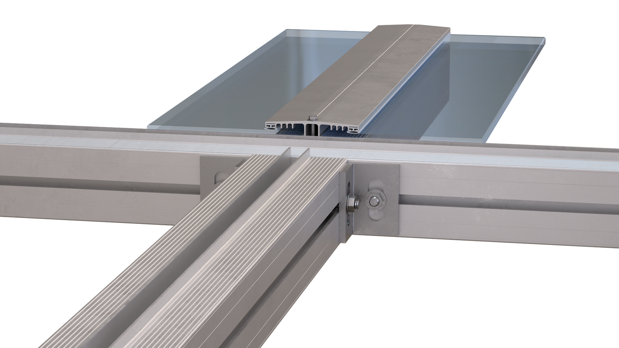 V형 슬라이딩 방식 방음터널 지붕판 고정 장치