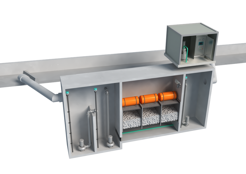 고탄성 섬유여재를 이용한 부상식 압축 여과기술