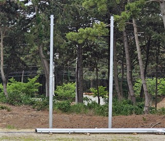 안전강화형 인입용 강관전주