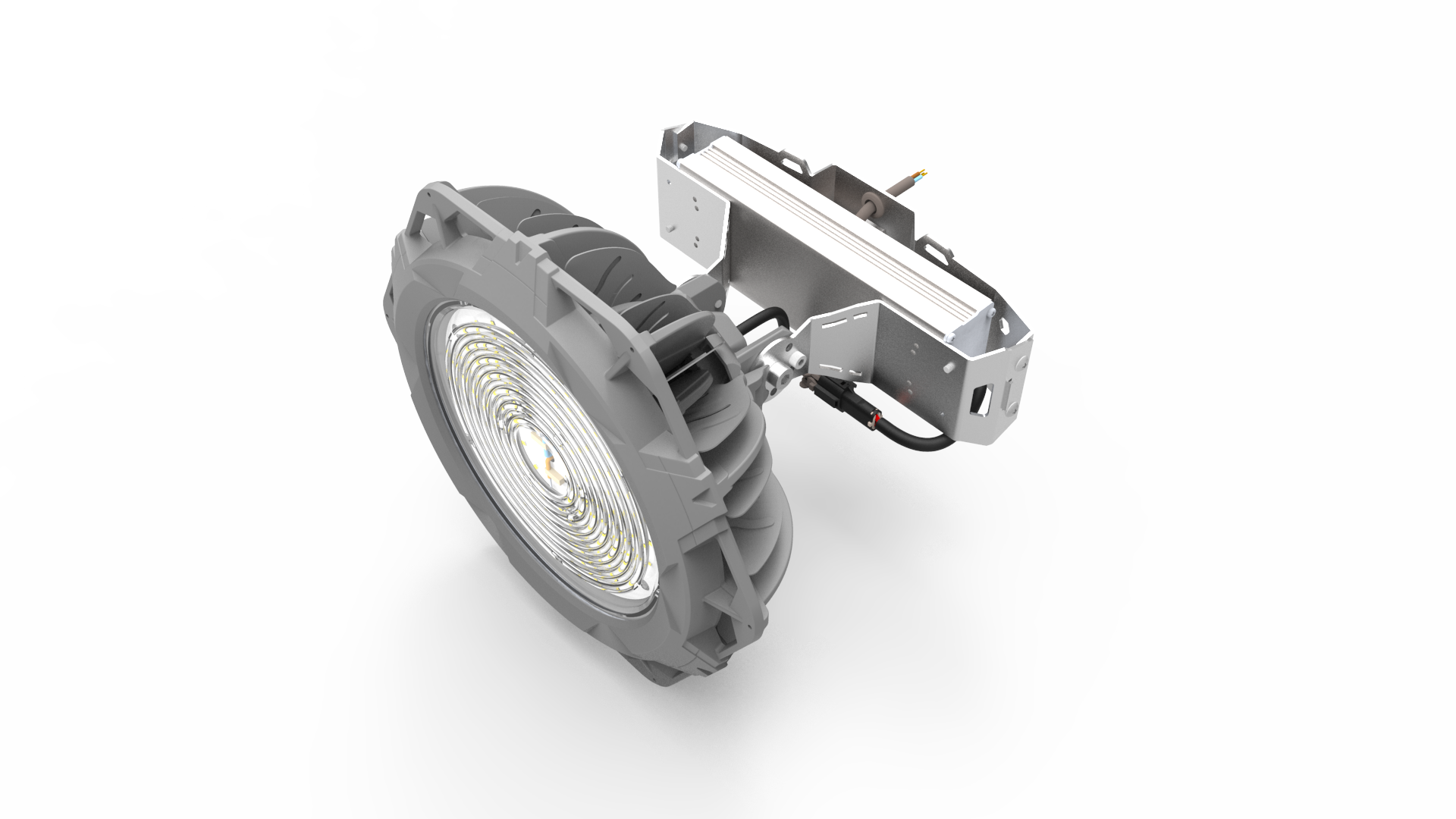 탄소융합소재 PCB를 이용한 LED투광등기구 GI