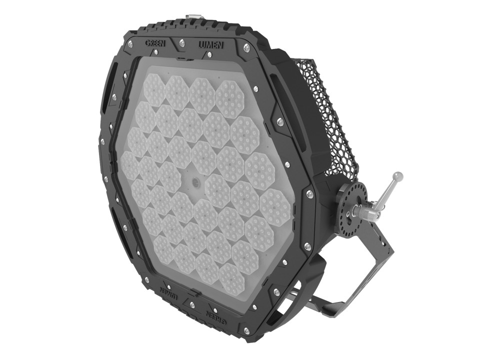 탄소복합소재 몸체와 스택핀이 결합된 고출력 경량 LED투광등