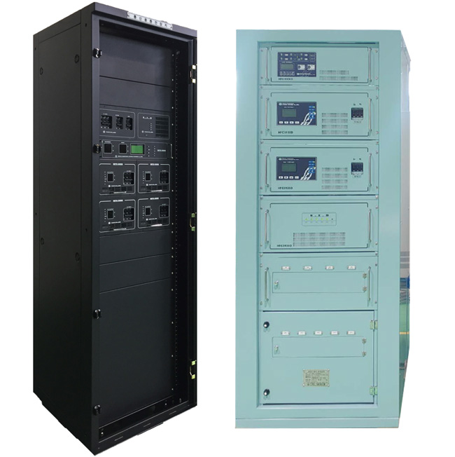 핫 - 스왑 플러그 및 부하분담 기술이 적용된 자가점검 기능을 갖는 산업용 전력제어 시스템용 충전기