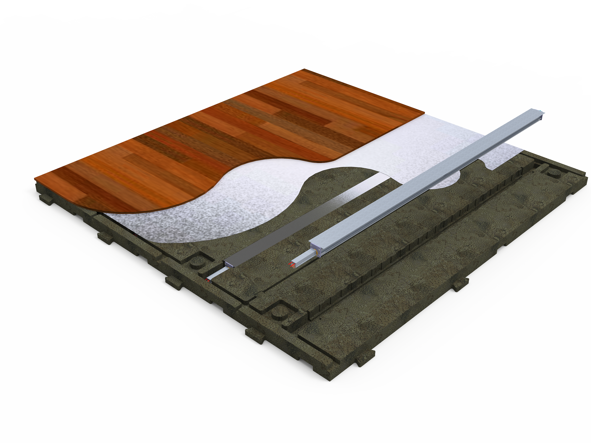 진공 히트파이프를 내장한 기체발열축열식 전열보드