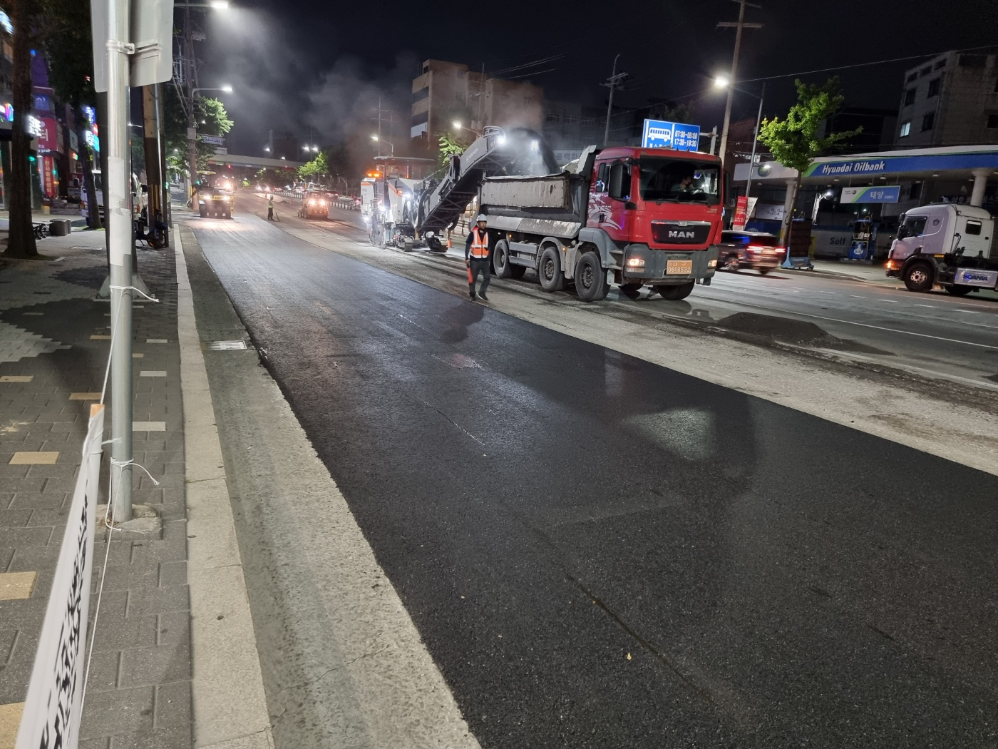 순환 중온개질아스팔트 혼합물