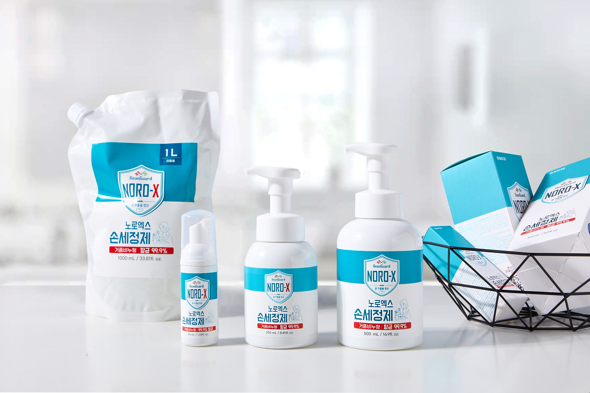 노로-X 손세정제 거품비누형