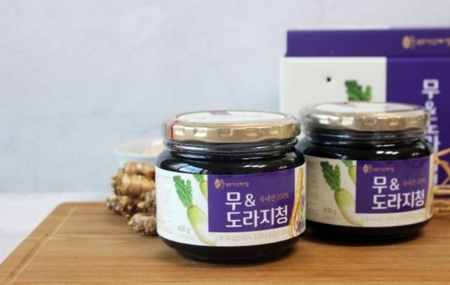 토마토 발효액을 포함한 무 도라지청의 제조방법 및 이로부터 제조한 무 도라지 청