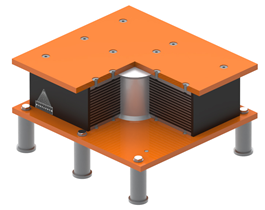 전단변형 게이지가 구비된 교량받침장치