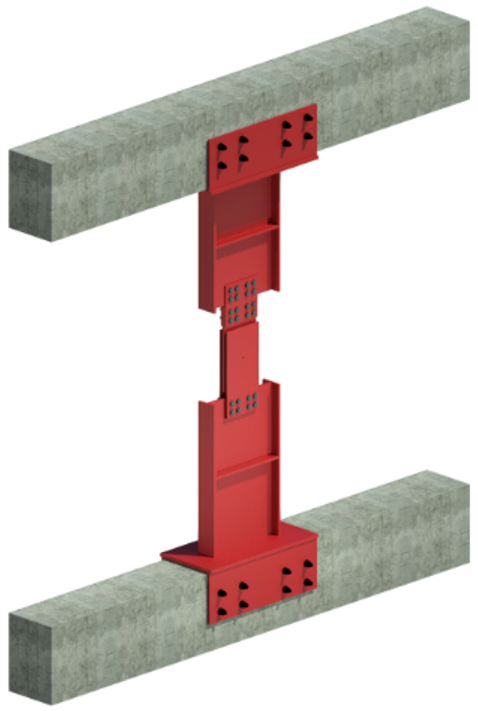 창호 개방 간주형 건축물 제진시스템