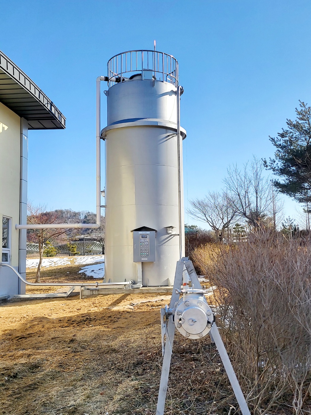 사일로형 분말활성탄 공급장치