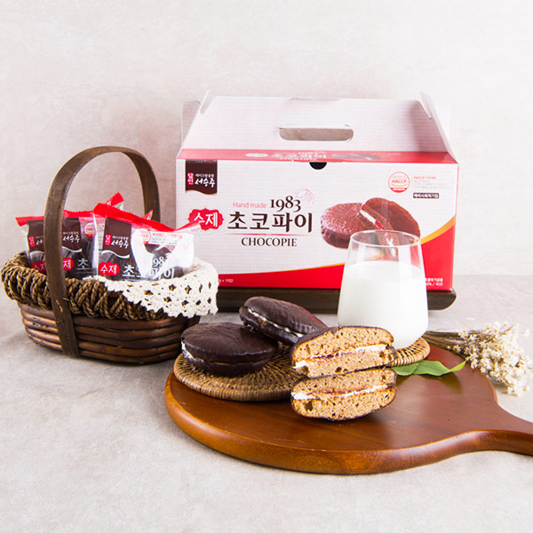 초코파이의 제조방법 및 그에 의해 제조되는 초코파이