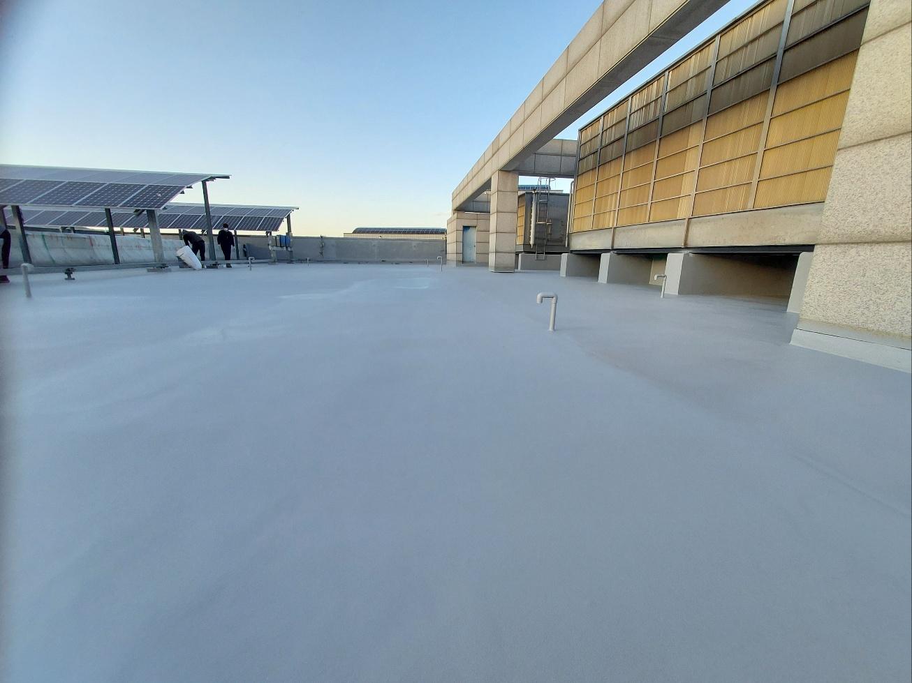 고강도 접착기술 적용으로 부착강도가 우수한 폴리우레아 방수.방식재