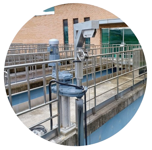 슬러지 균질화 개선형 자동왕복 교반기