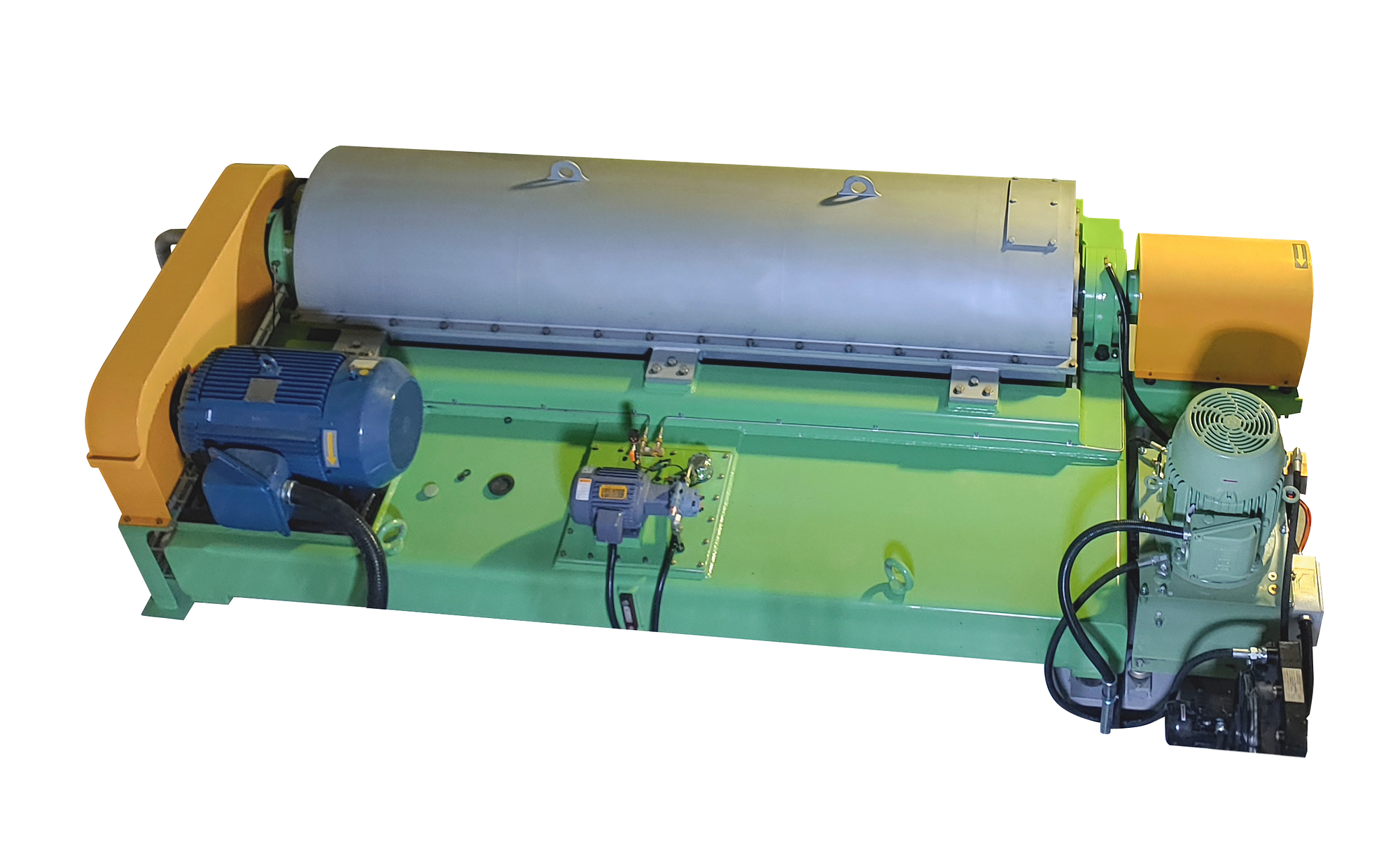 유압차속제어형 원심탈수기