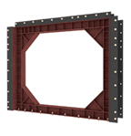 T형과 U형 보강재를 이용한 내진철골 프레임공법(내진보강용 철골프레임)