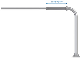 시인성 향상 도로표지 지주