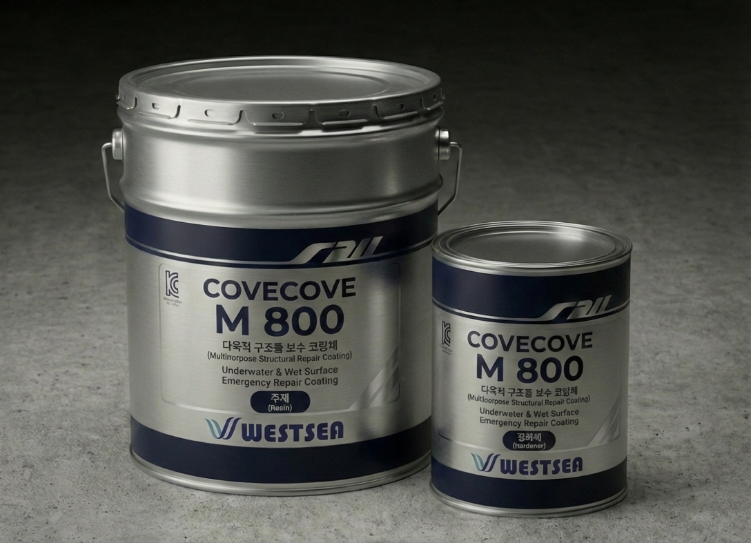콘크리트 및 강재 구조물 보호 코팅제(COVECOVE M800)