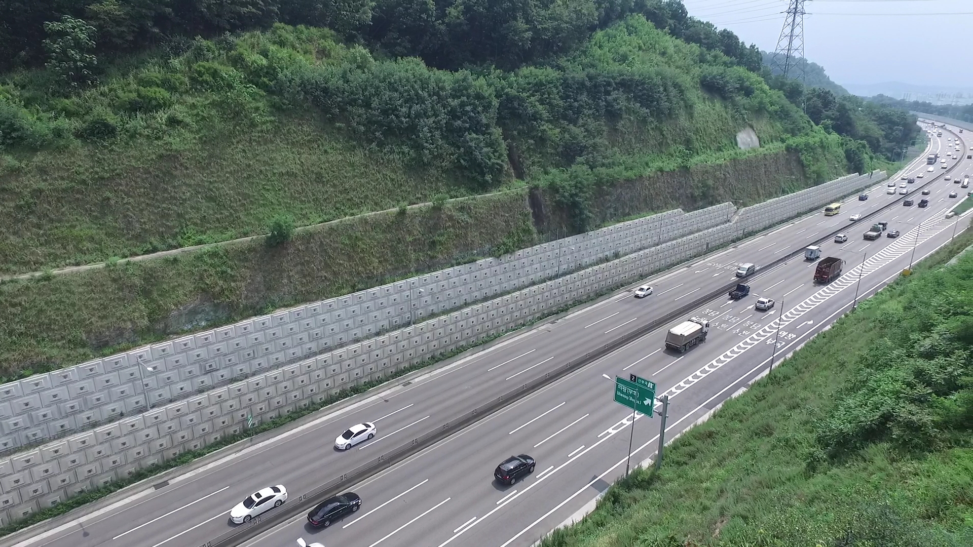 혼합식 PC패널(PSP)옹벽