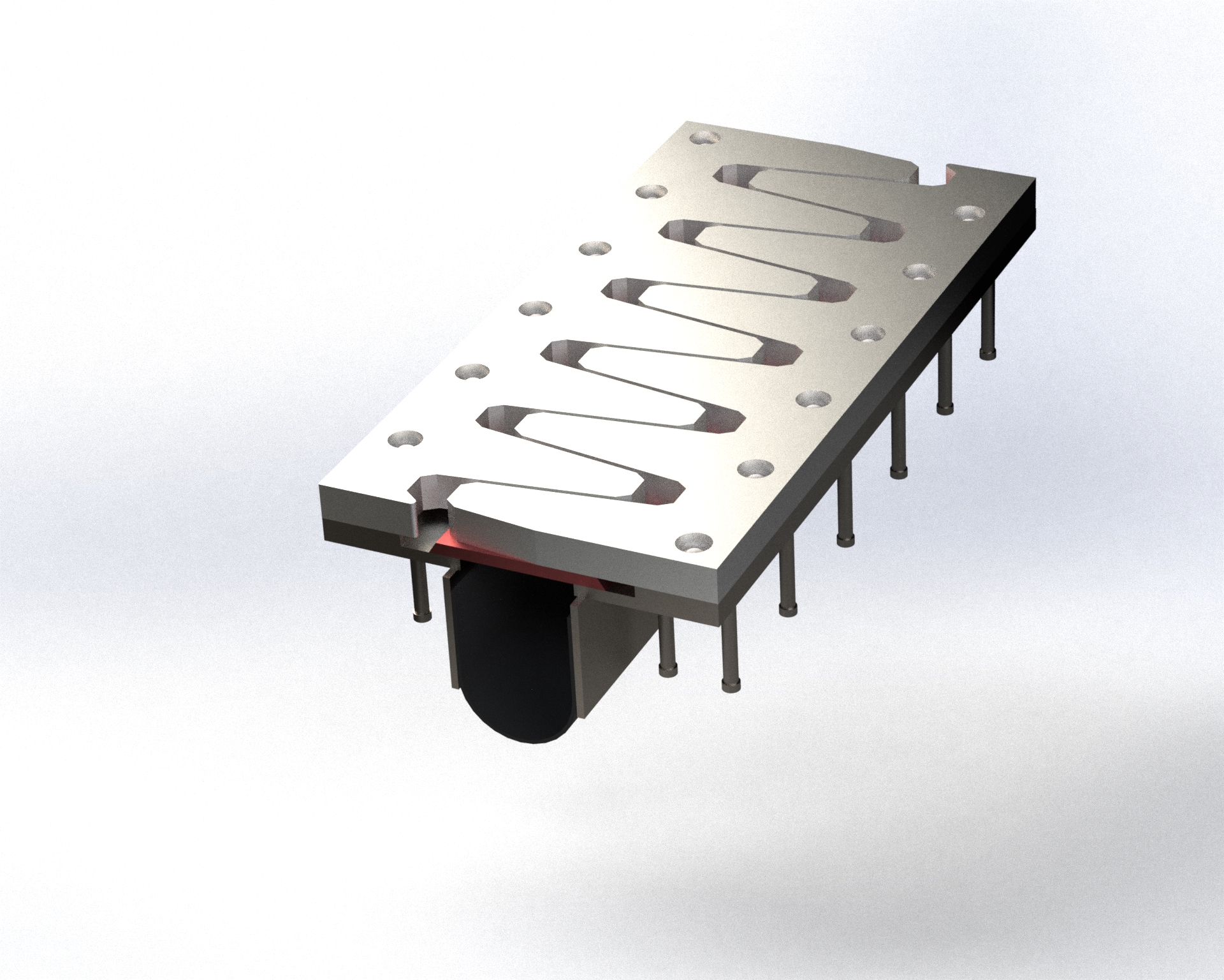 이물질 방지판을 적용한 핑거형 신축이음장치