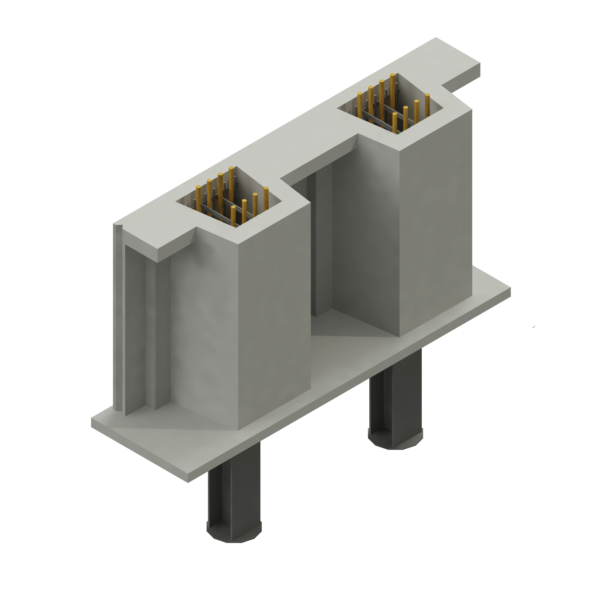 중공형 조립식 프리캐스트 방음벽 기초공법