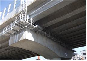 교량용 경량 조립식 점검시설