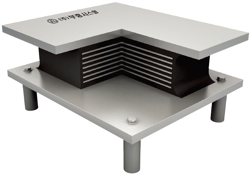 고감쇠 고무 조성물 및 이를 이용한 탄성받침