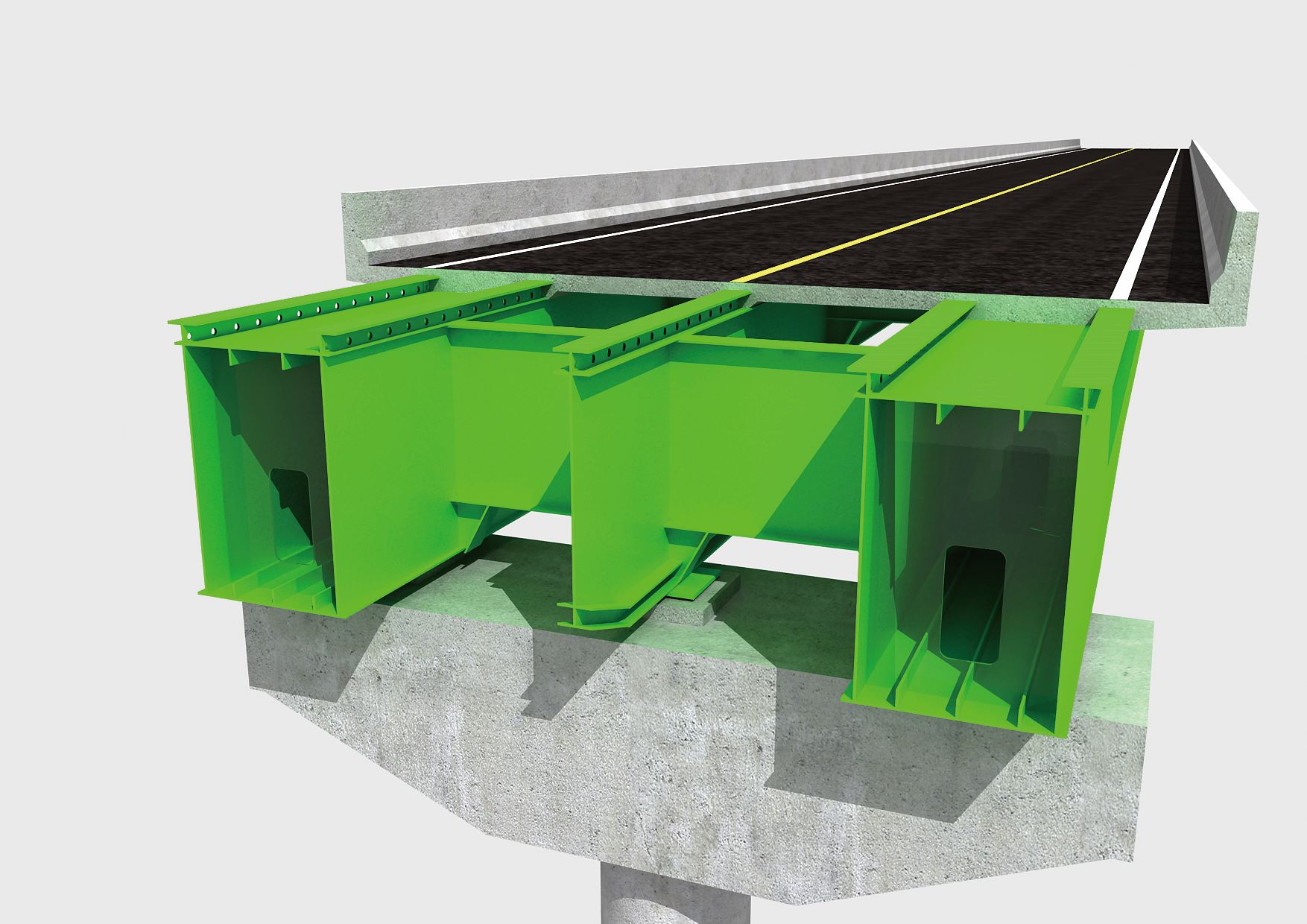 단면강성이 증대된 강박스(SEB 거더)