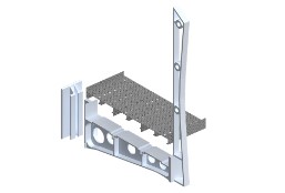 3단 분리형 교량유지관리 점검대