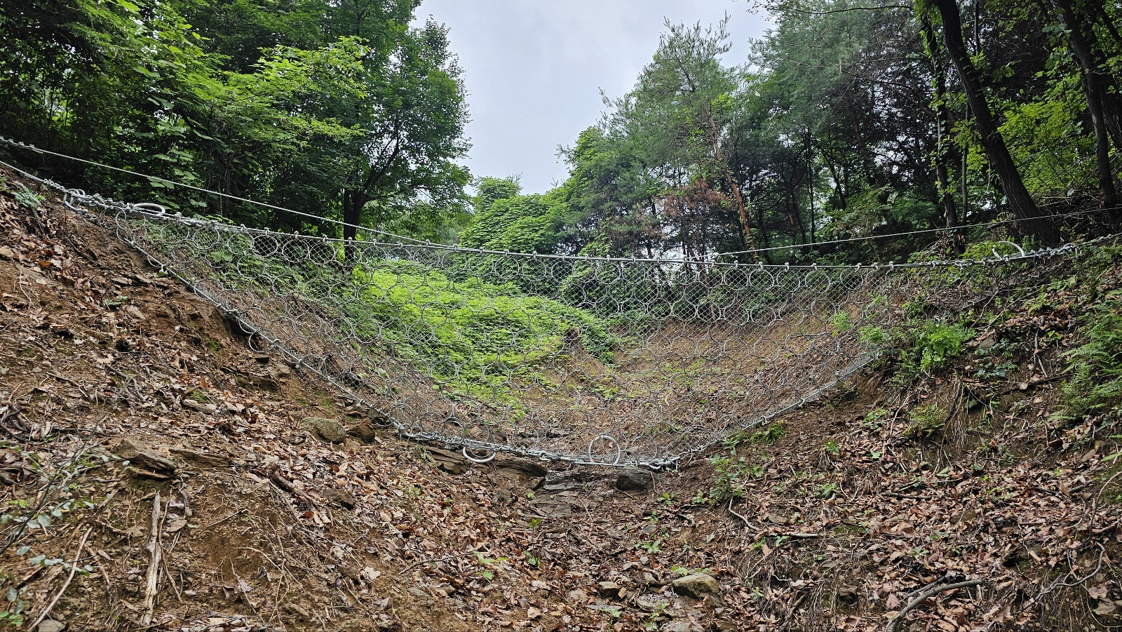 유연성 토석류 방호시설 O-NET