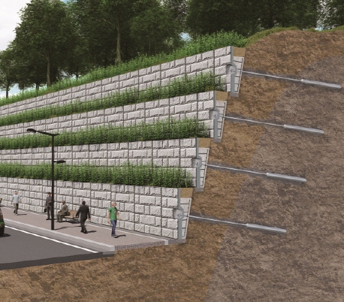 세미 프리캐스트 패널 옹벽(S.P.A 공법)