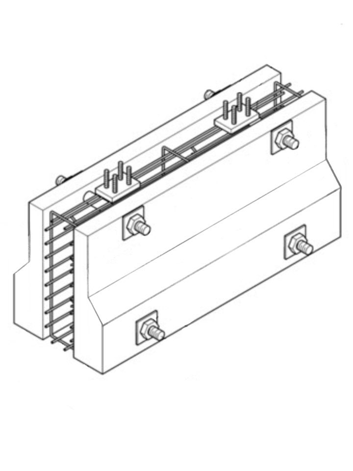 거푸집이 필요없는 조립식 옹벽
