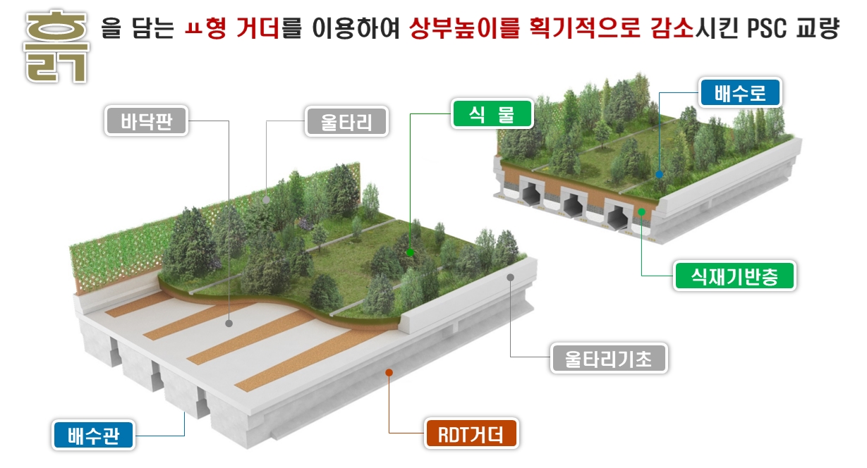 생태교 맞춤형 RDT 거더
