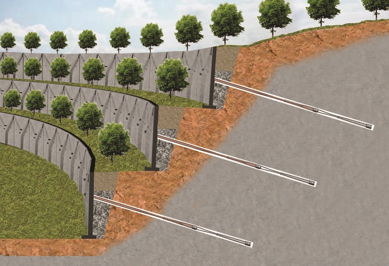 (상시)옹벽용 콘크리트 패널 및 이를 이용한 옹벽 시공방법(RCY옹벽)
