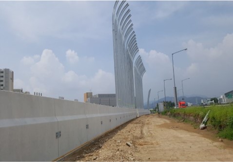 조립식 PC 직벽형 방음벽기초