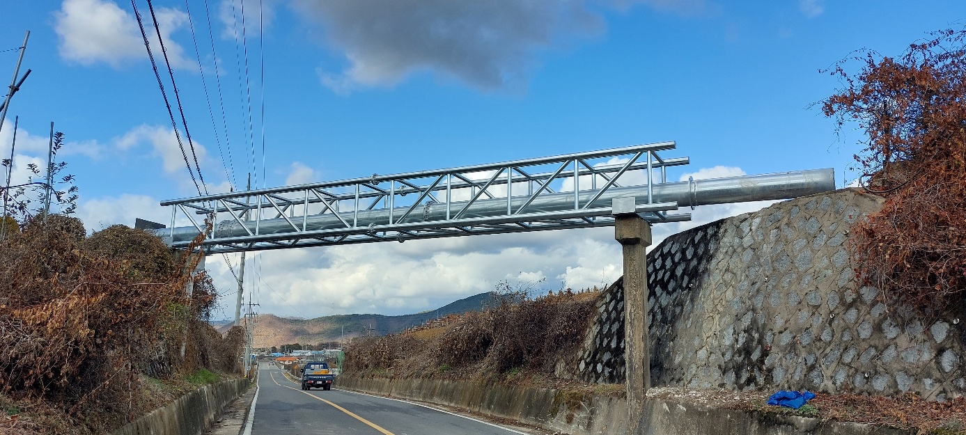 현장 수밀 시험이 가능한 삽입 플랜지식 2중 수밀 강관 결합 장치 기술공법