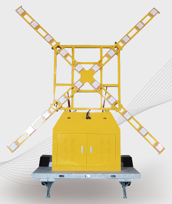 활주로 임시폐쇄 안내 시각보조시설 국산화