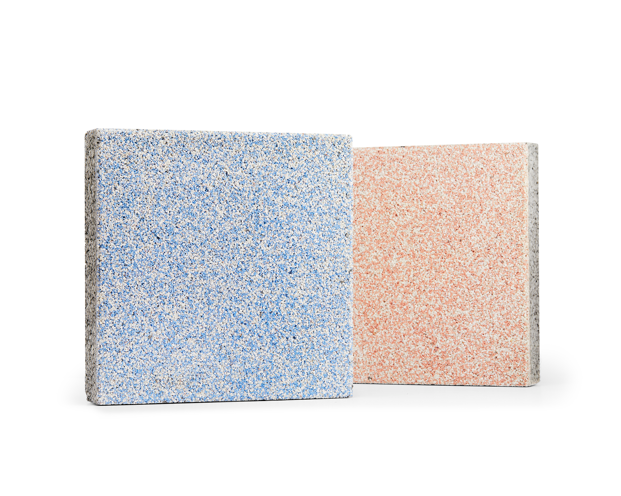 (등록기술) 컬러샌드 차열코팅 및 표면 워싱가공을 이용한 차열성 콘크리트 블록