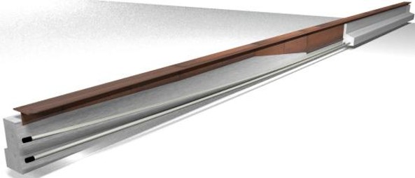 변단면 I형 강재 거더를 적용하여 곡선형 긴장재를 설치하는 강재합성 프리스트레스트 콘크리트 거더 기술